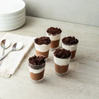 מגש מיני מוס שוקולד