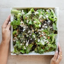 ⁦סלט עלים טריים⁩ – תמונה ⁦2⁩